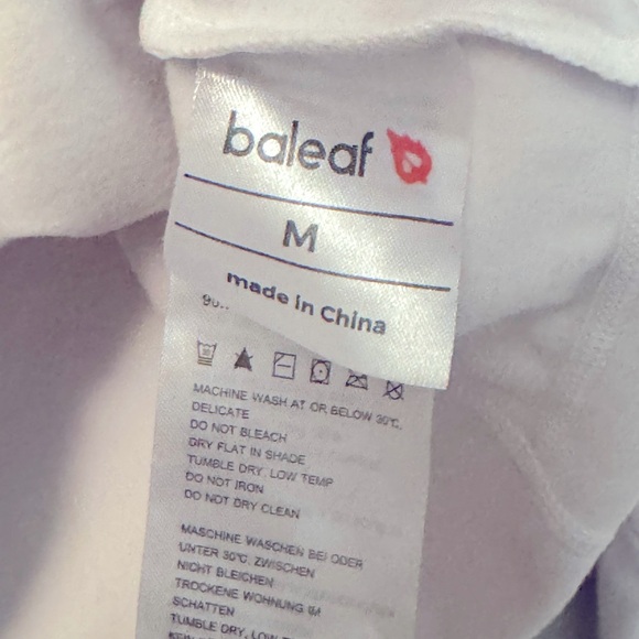 Womens White 1/4 Zip Athletic top - Picture 4 of 4